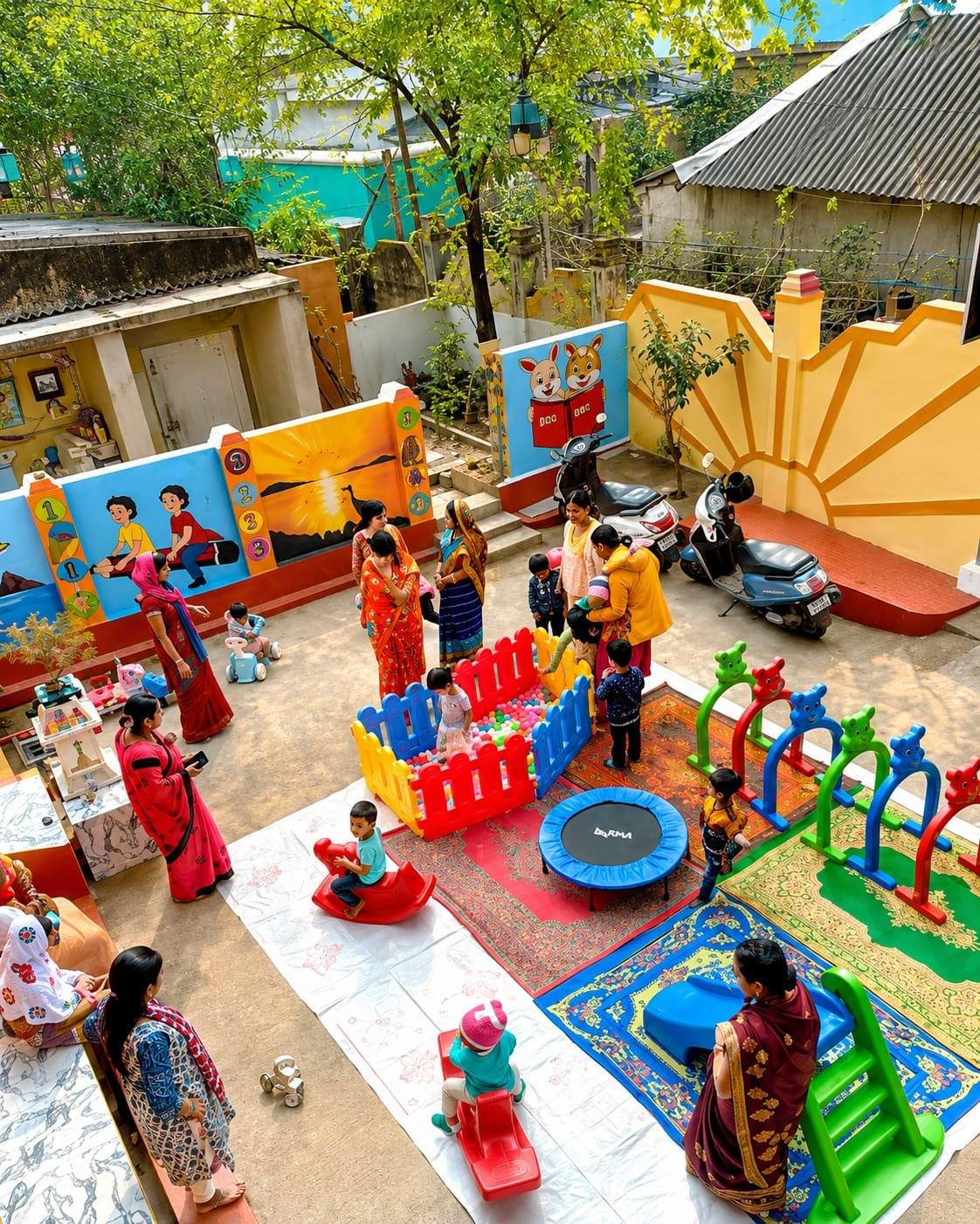 Our campus & play area